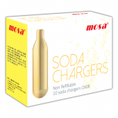 Mosa Soda Chargers CO2 10 Pack x 6 (60 Bulbs)