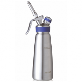 Mosa Professional Stainless Steel Cream Whipper 0.5L Blue